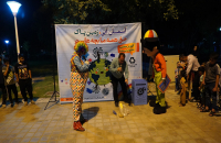 گزارش تصویری: اجرای آموزش مفاهیم پسماند در بوستان‌های بزرگ شهر قم